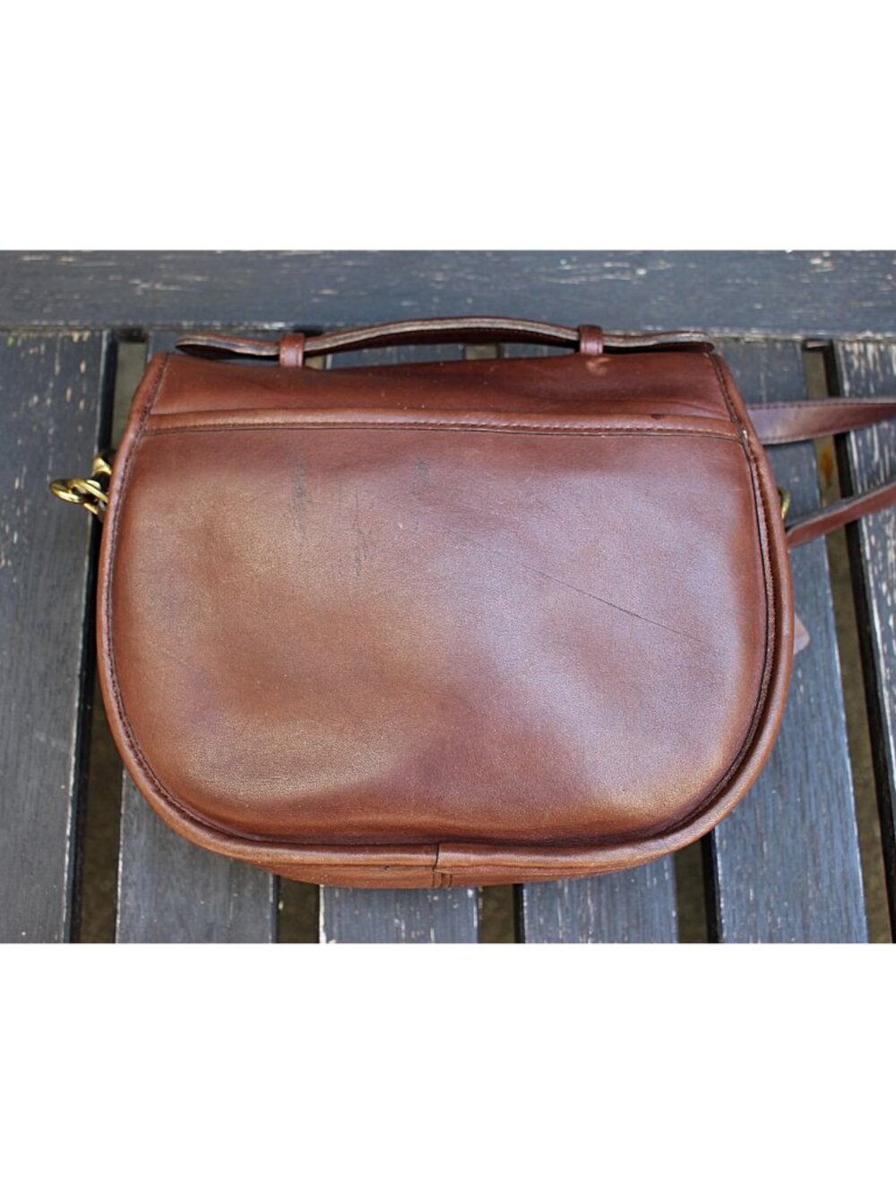 Coach Vintage - Plaza Bag 9860 in Mahogany, Pre-1994, USA - Picture 12 of 15